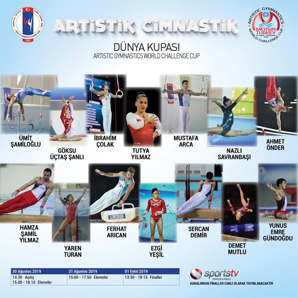 3. Artistik Cimnastik world Challange Cup 2019 mersin