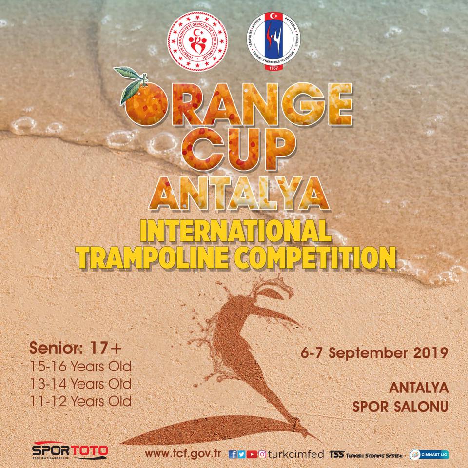 Trampolin Cimnastik Uluslararası Turnuva Orange Cup 2019 Antalya.