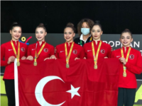 Avrupa Ritmik Cimnastik Şampiyonu.Türk Milli Takımı