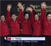 RİTMİK CİMNASTİK AVRUPA ŞAMPİYONU TÜRK MİLLİ TAKIM